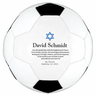 Bar Mitzvah Dons de balle de soccer pour garçons