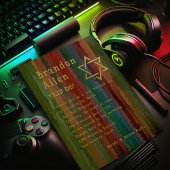 Bar Mitzvah Earth Tone Streaks Invitation