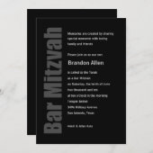 Bar Mitzvah elke kleur die u leuk vindt Kaart (Voorkant / Achterkant)