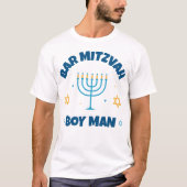Bar Mitzvah Etoile moderne de David T-Shirt (Devant)