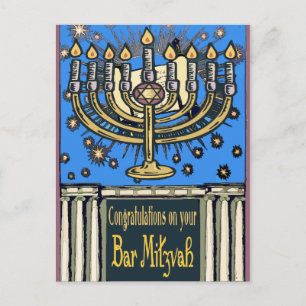 Bar Mitzvah Greetings Briefkaart