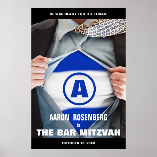 Bar Mitzvah Hero Poster (Voorkant)