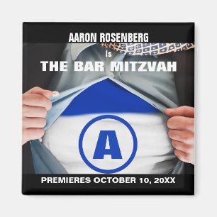 Bar Mitzvah Hero sparen de Magnet van de Datum Magneet