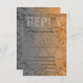 Bar Mitzvah Industrial Grunge RSVP (Devant / Derrière)
