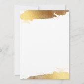 BAR MITZVAH INVITATION doré moderne doré marine bl (Dos)