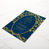 Bar Mitzvah Invitation VÉRITABLE FOIL Arbre de Vie (Rotation)