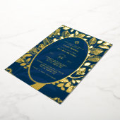 Bar Mitzvah Invitation VÉRITABLE FOIL Arbre de Vie (Rotation)