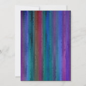 Bar Mitzvah Jewel Tone Streaks Invitation (Dos)
