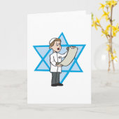 Bar Mitzvah Kaart (Gele Bloem)