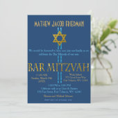 Bar Mitzvah Kaart (Staand voorkant)