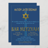 Bar Mitzvah Kaart (Voorkant / Achterkant)