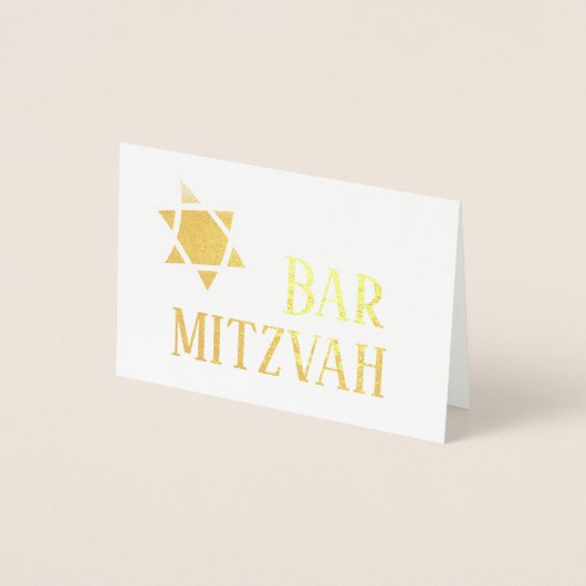 Bar Mitzvah Kaart (Voorkant)