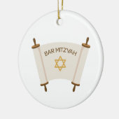 Bar Mitzvah Keramisch Ornament (Links)