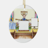 Bar Mitzvah Keramisch Ornament (Rechts)