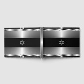 Bar Mitzvah Livre d'hôtes Noir et Argent (Complet)