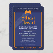 BAR MITZVAH modern gaming control marineblauw sina Kaart (Voorkant / Achterkant)