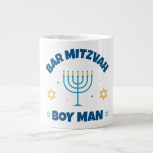 Bar Mitzvah Modern Star van David Extra Grote Beker