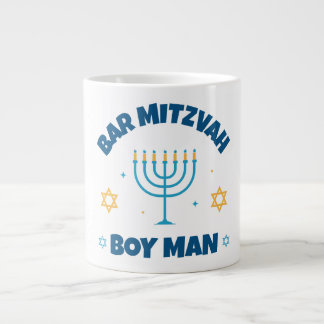 Bar Mitzvah Modern Star van David Extra Grote Beker