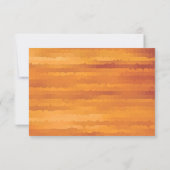 Bar Mitzvah Orange Techno Streaks Invitation RSVP (Dos)