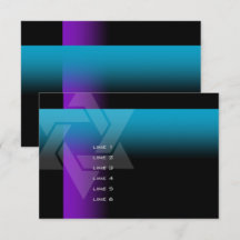 Bar Mitzvah Paars en Turquoise op elke kleur