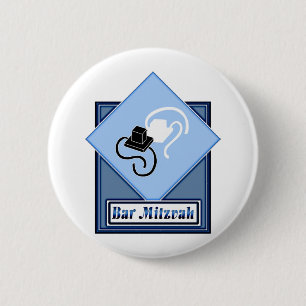 Bar Mitzvah Ronde Button 5,7 Cm