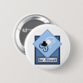 Bar Mitzvah Ronde Button 5,7 Cm (Voorkant /achterkant)