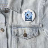 Bar Mitzvah Ronde Button 5,7 Cm (In situ)