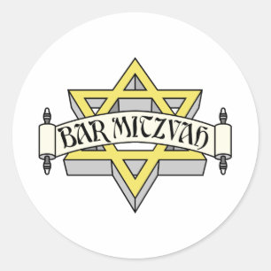 Bar Mitzvah Ronde Sticker