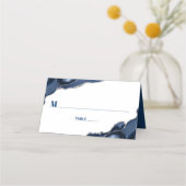 Bar Mitzvah Simple Modern Navy Blue Silver Agate (Voorkant)