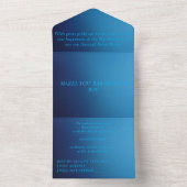 BAR MITZVAH SON 13E SIMPEL ALL IN ONE UITNODIGING (Binnen)