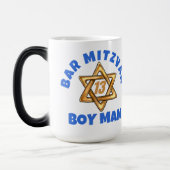 Bar Mitzvah Star David Mug (Gauche)