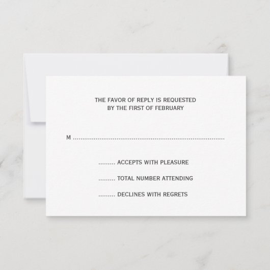 Bar Mitzvah Star de David RSVP (Dos)