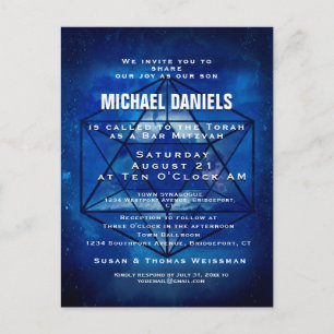 Bar Mitzvah Uitnodiging