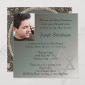 Bar Mitzvah Uitnodiging (Voorkant / Achterkant)