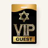 Bar Mitzvah VIP Lanyard BADGE (Devant)