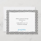 BAR MODERNE MITZVAH merci argent gris parties scin (Dos)