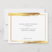 BAR MODERNE MITZVAH merci brosse d'or (Dos)