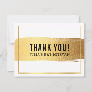 BAR MODERNE MITZVAH merci brosse d'or