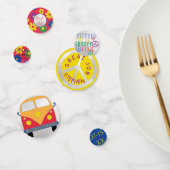 Bar of Bat Mitzvah Confetti Groovy Flowers (Groep)