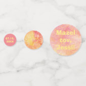 Bar of Bat Mitzvah Gewoon Subtiel Confetti (Voorkanten)