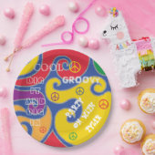 Bar of Bat Mitzvah Groovy Paper Bord (Feest)