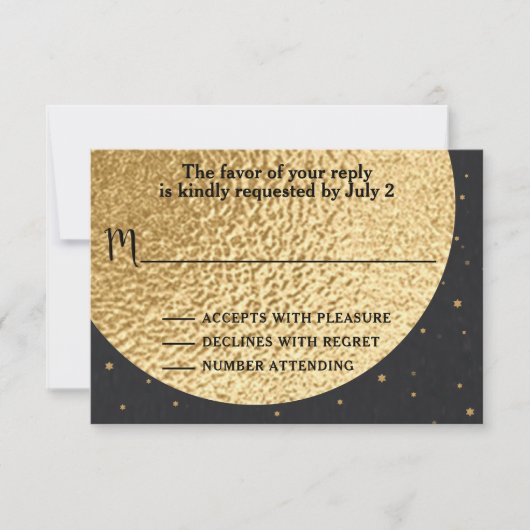 Bar of Bat Mitzvah RSVP uit deze wereld Kaartje (Voorkant)