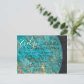 Bar of Bat Mitzvah uit deze wereld Briefkaart (Staand voorkant)