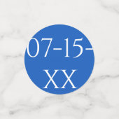 Bar ou Bat mitzvah Confetti style années 60 (Petit recto)