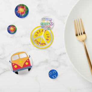 Bar ou Bat mitzvah Confetti style années 60