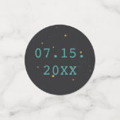 Bar ou Confetti Bat mitzvah hors de ce monde (Petit recto)