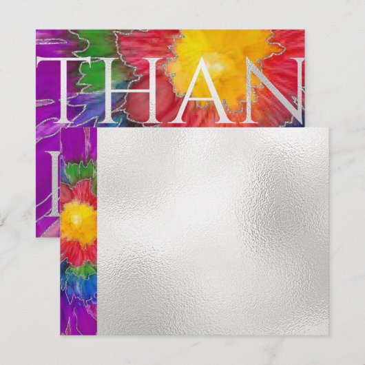 Bar ou Merci Bat mitzvah Élégant floral encré (Devant / Derrière)