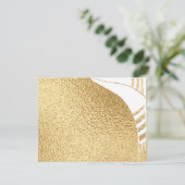 Bar ou Merci Bat mitzvah élégant Gold Tallit (Debout devant)