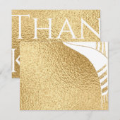 Bar ou Merci Bat mitzvah élégant Gold Tallit (Devant / Derrière)