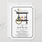 Bar Panier Stock du Bar Couples Douche Invitation (Devant)